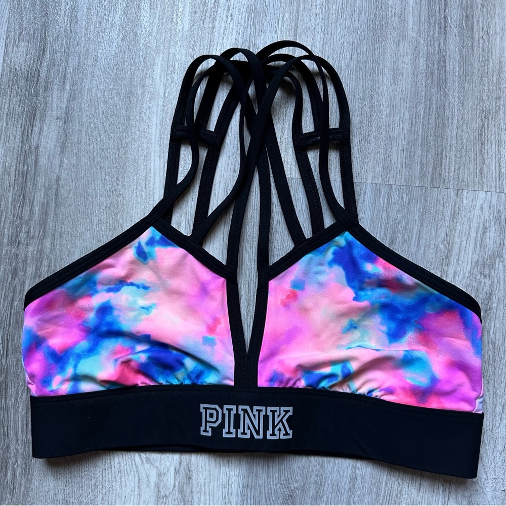 Victoria’s Secret PINK Tie Dye Yoga Bra